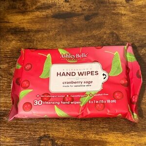 Red Cleansing Hand Wipes
